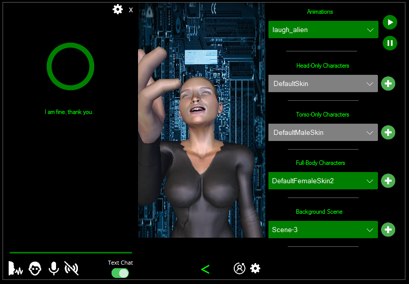 Multi-Avatar AI 3D Chatbot