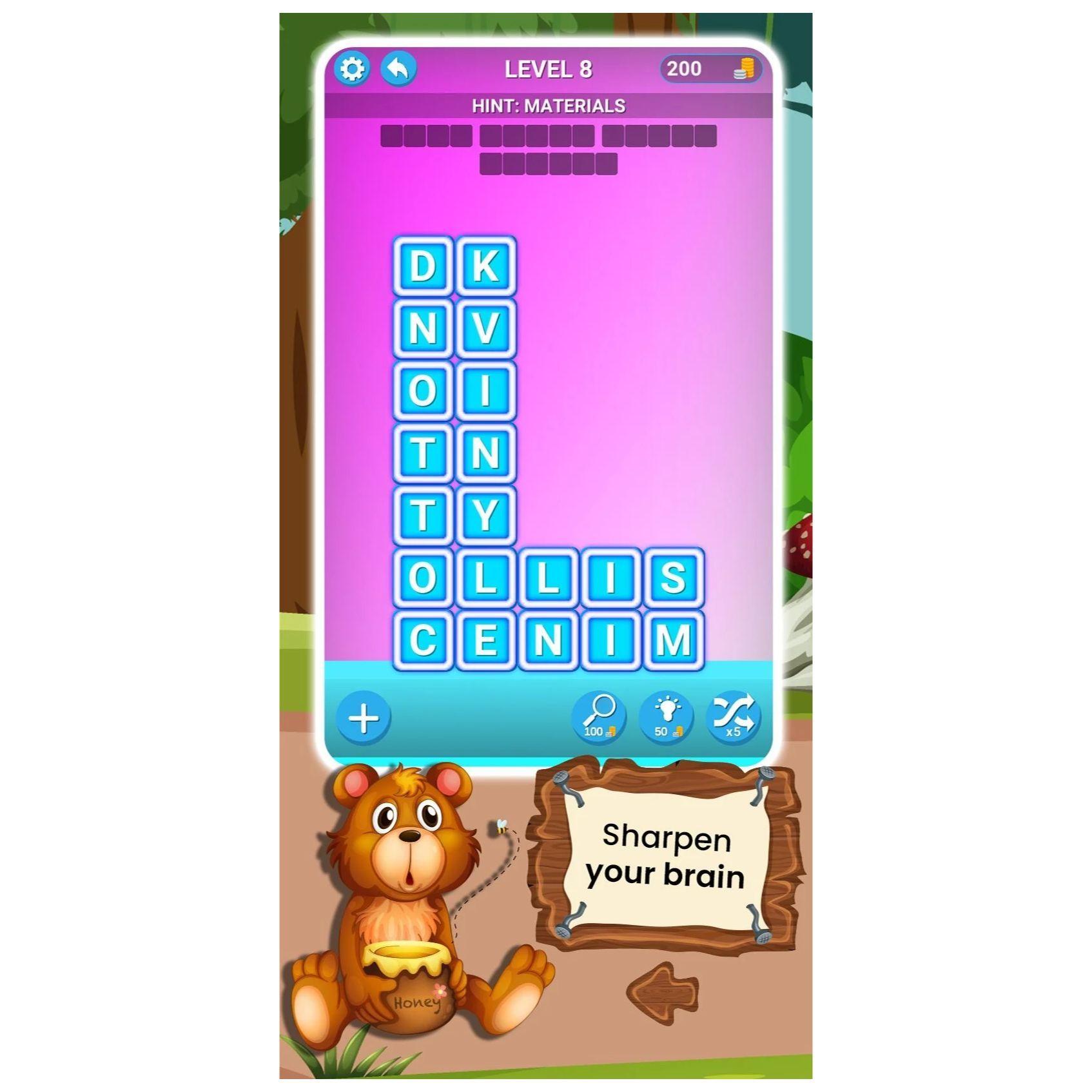 Letter Crush: Fun Crossword